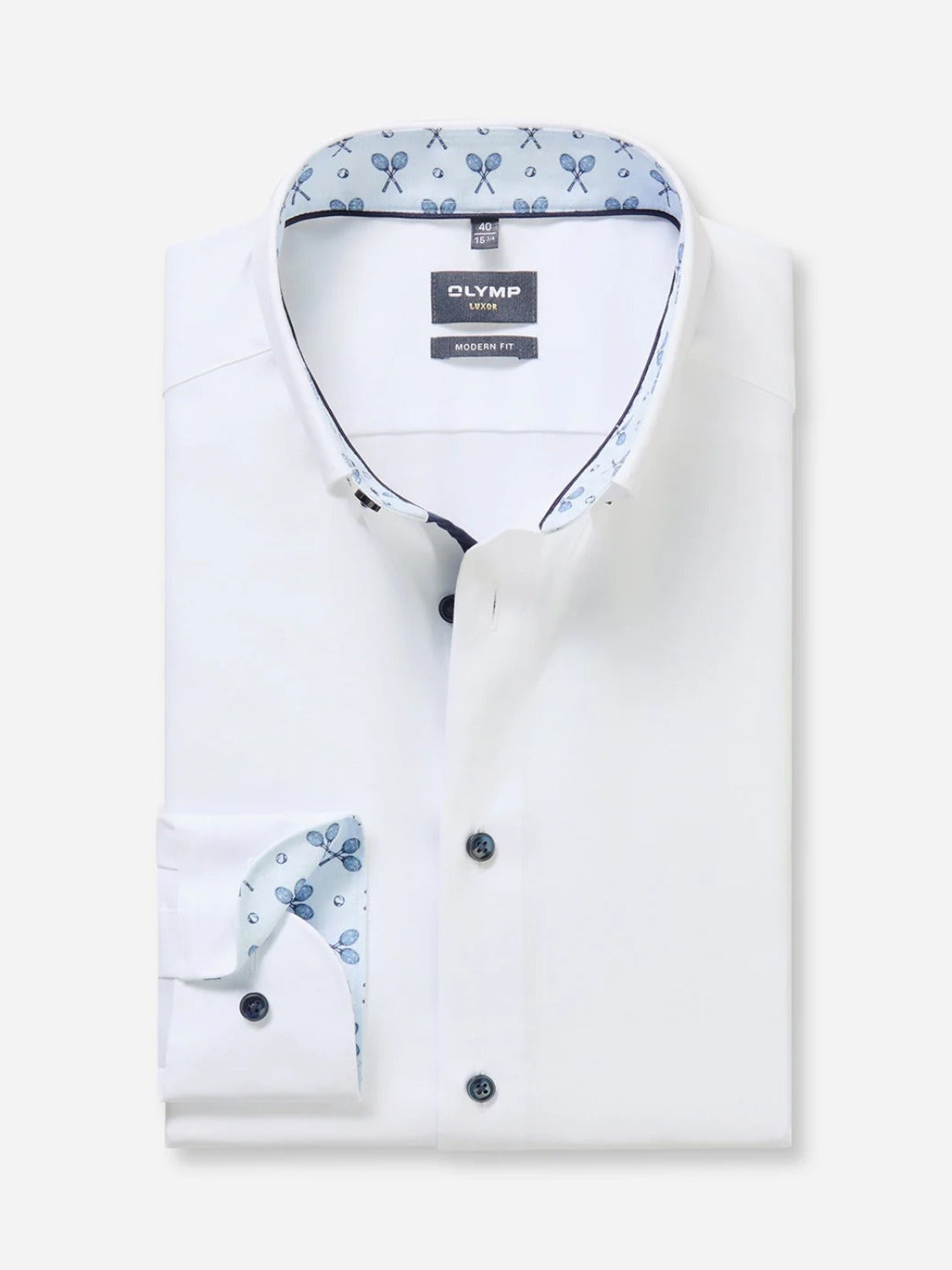 chemise-homme-olymp-droite-blanche-13621400