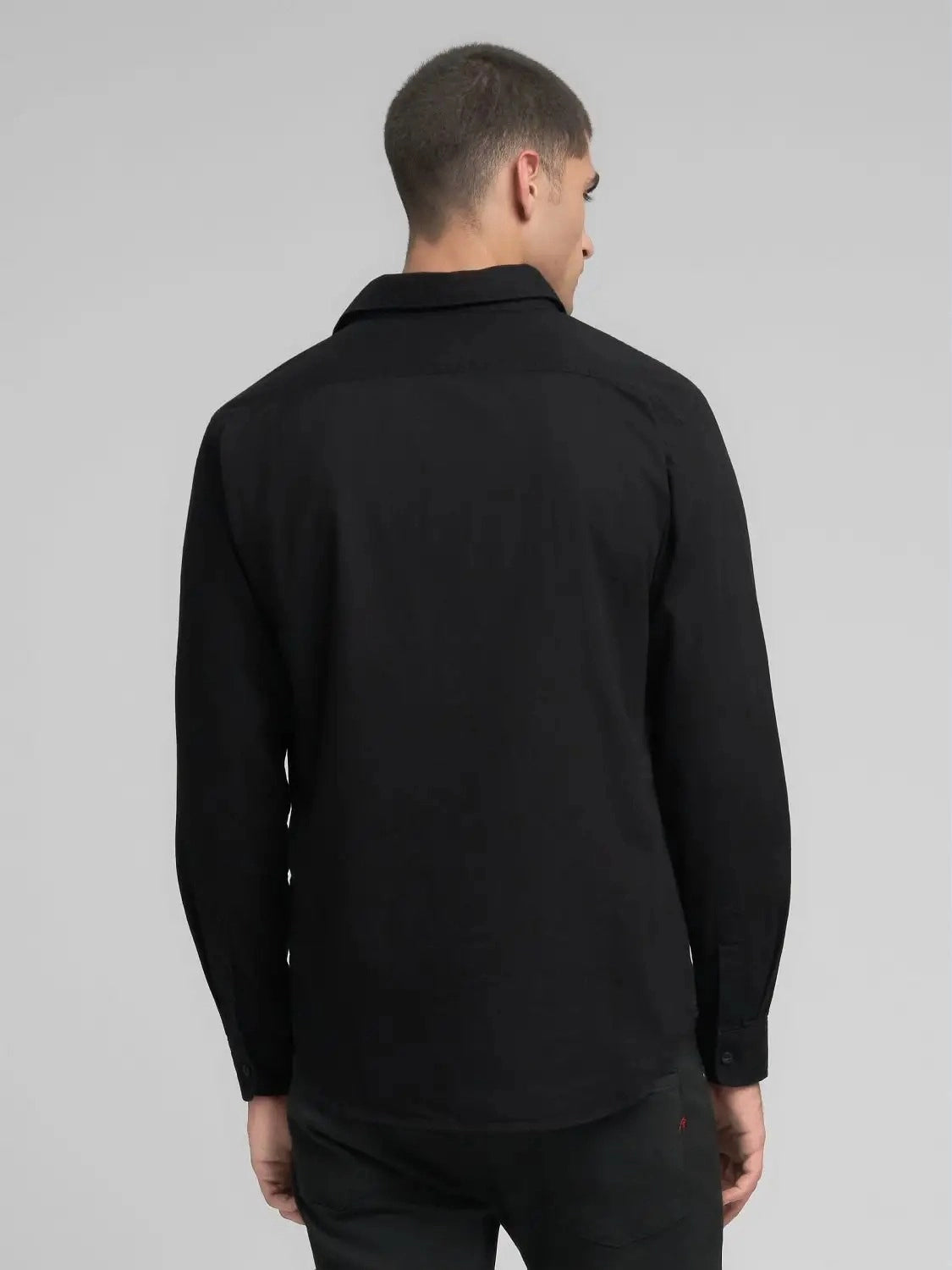 chemise-jean-replay-noire-homme-dos