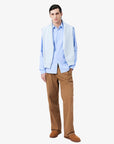 chemise-lacoste-bleue-popeline-porte-ch8793-00-fac