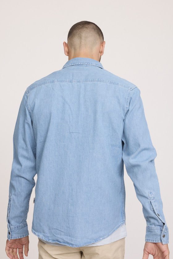 Chemise en jean Lee Cooper bleue