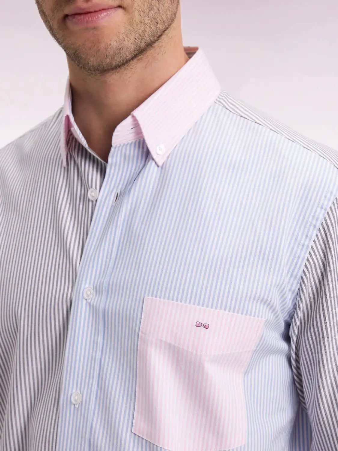 chemise-manches-longues-eden-park-bleu-zoom