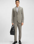 chemise-motifs-boss-homme-verte-porte