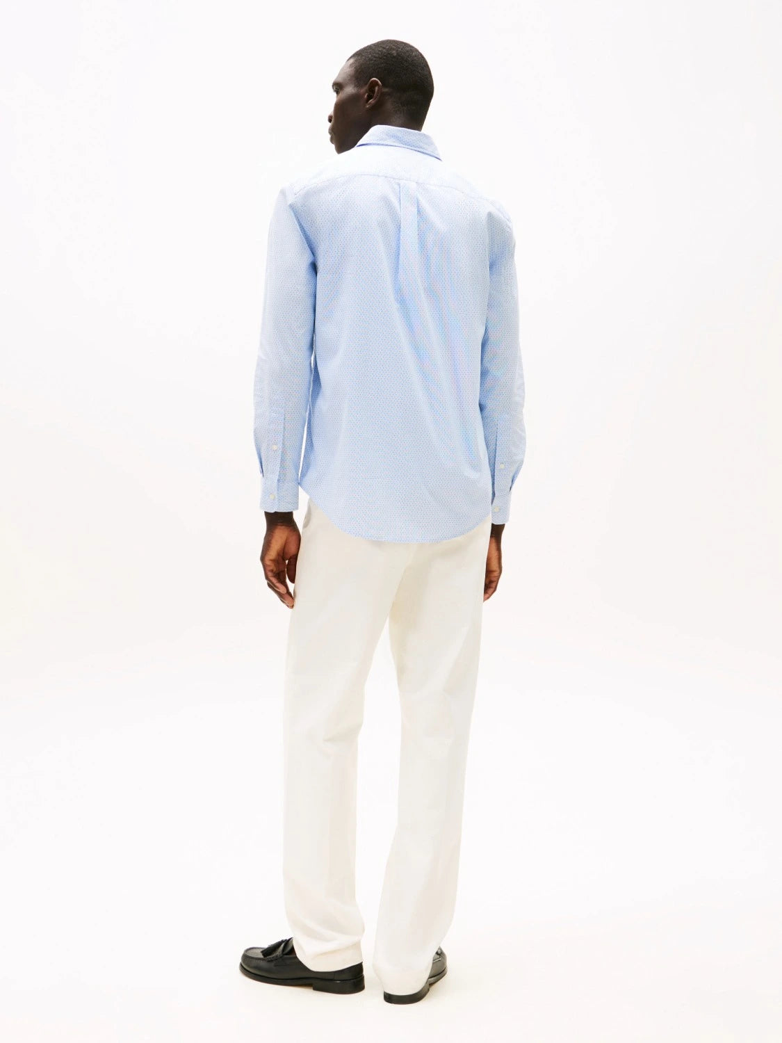chemise-motifs-tommy-hilfiger-homme-bleue-dos
