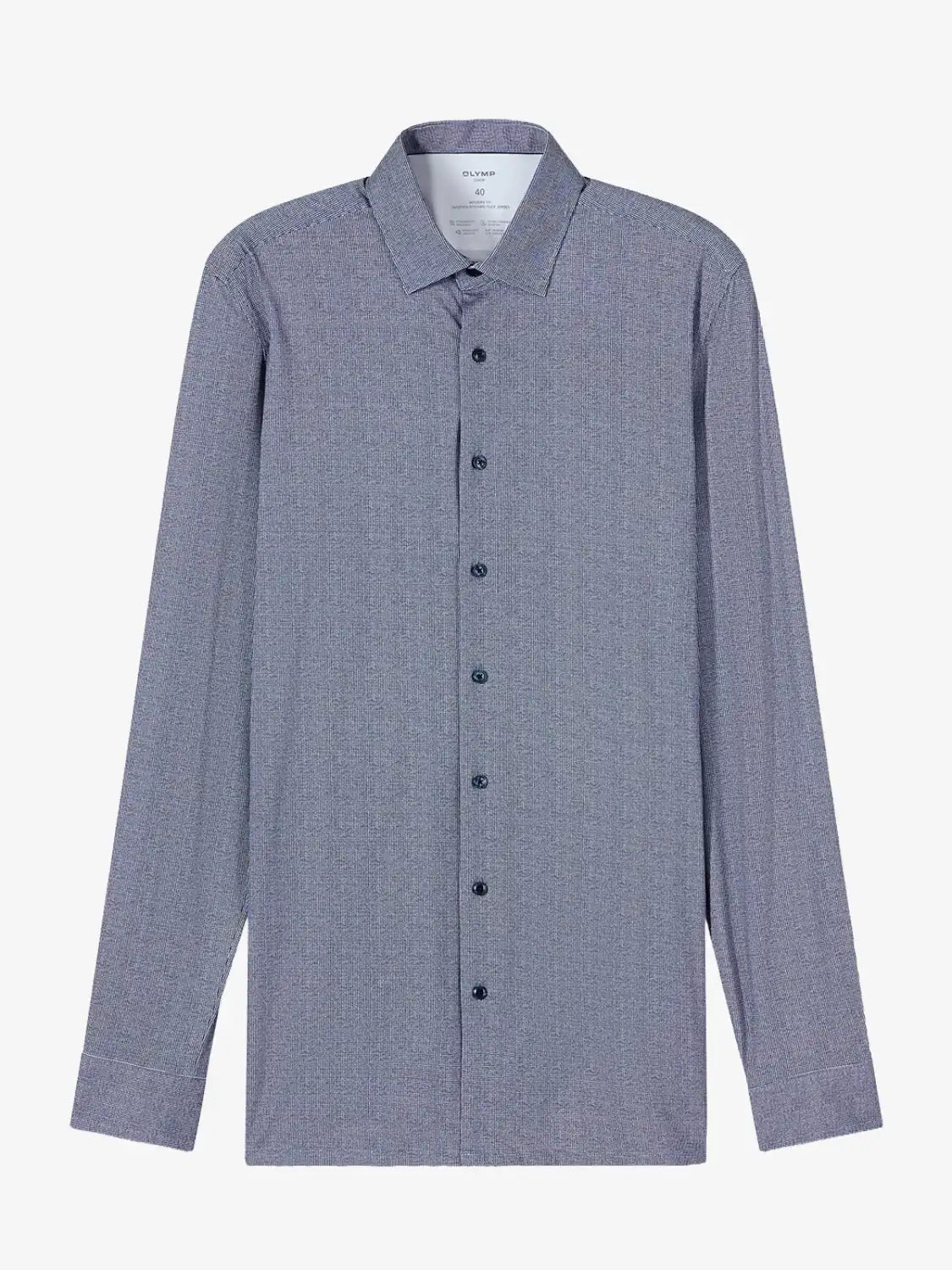 chemise-olymp-droite-marine-homme-a-plat