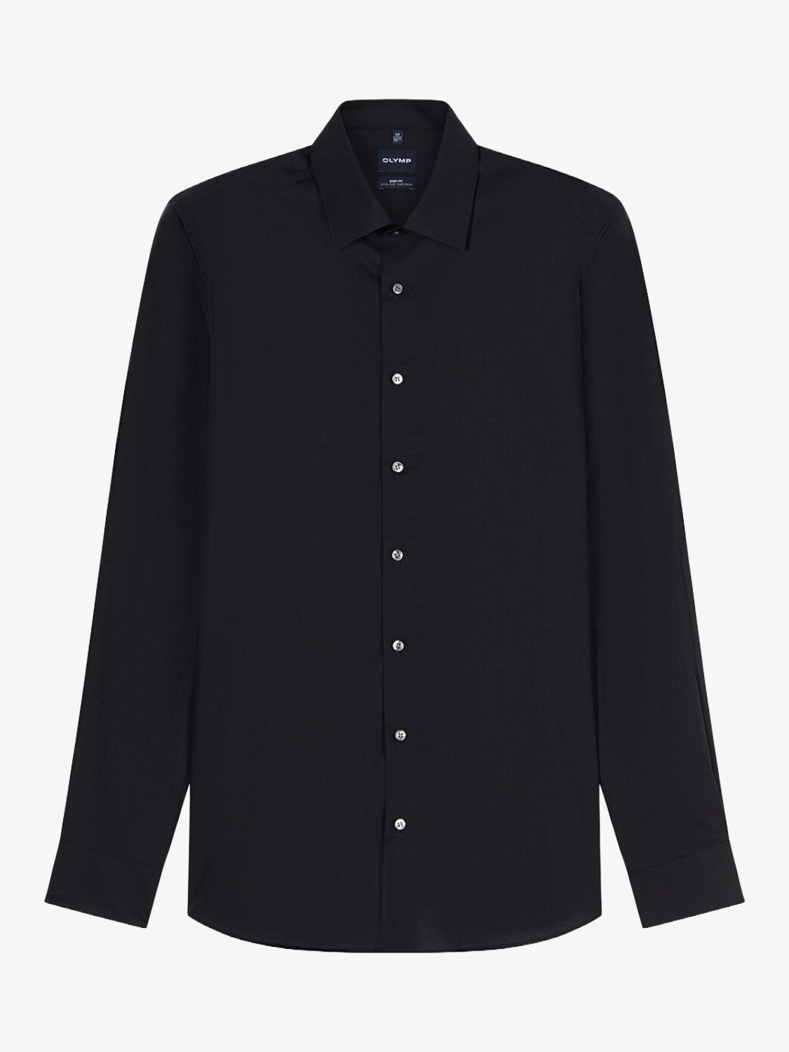 chemise-olymp-noire-ajustee-homme-60906468-a-plat