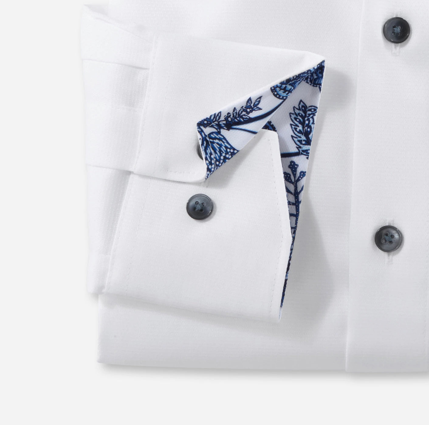 chemise-oylmp-homme-blanche-zoom-manche