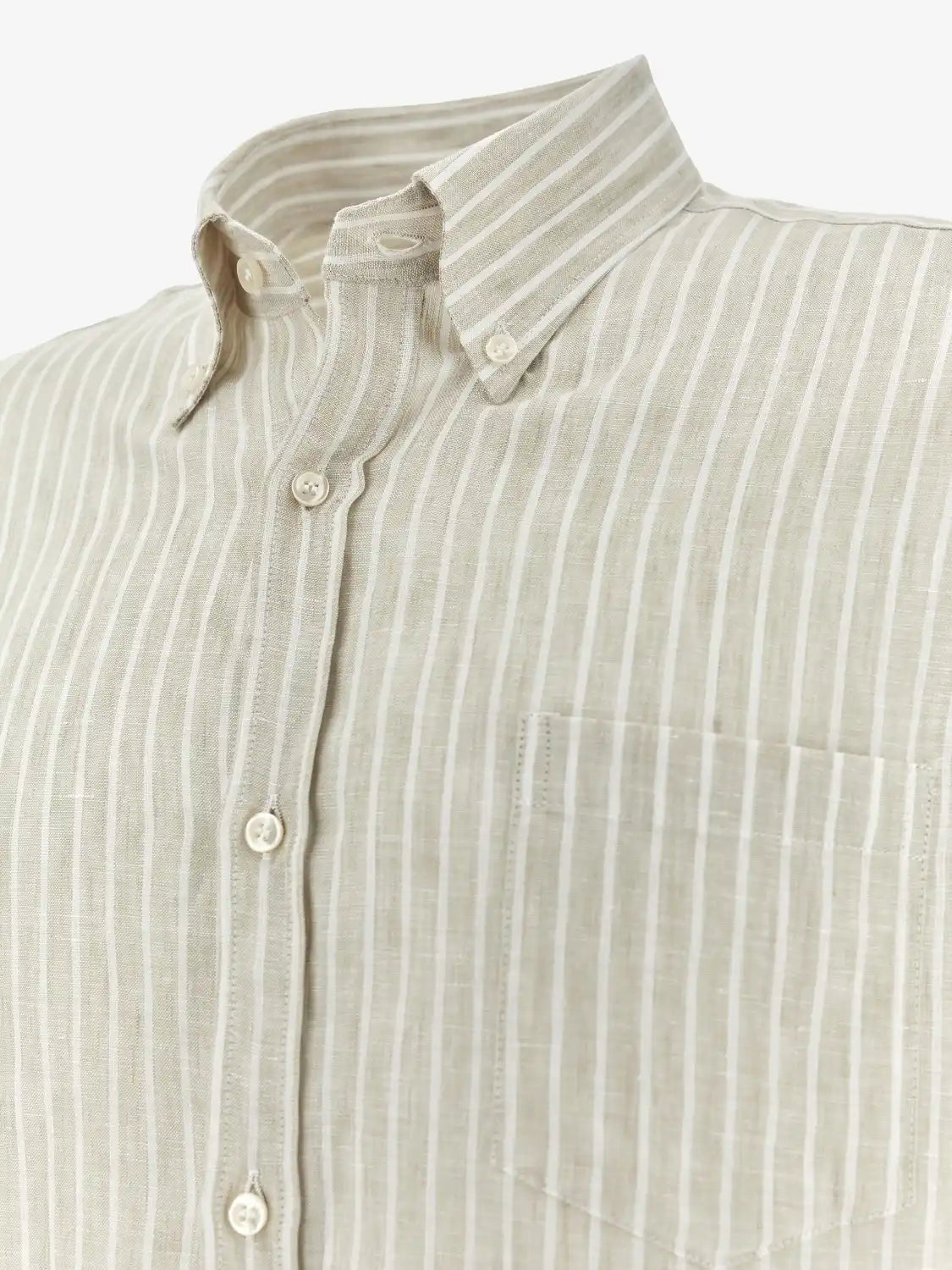 chemise-paul-shark-beige-lin-homme-26413164CF VA7-col