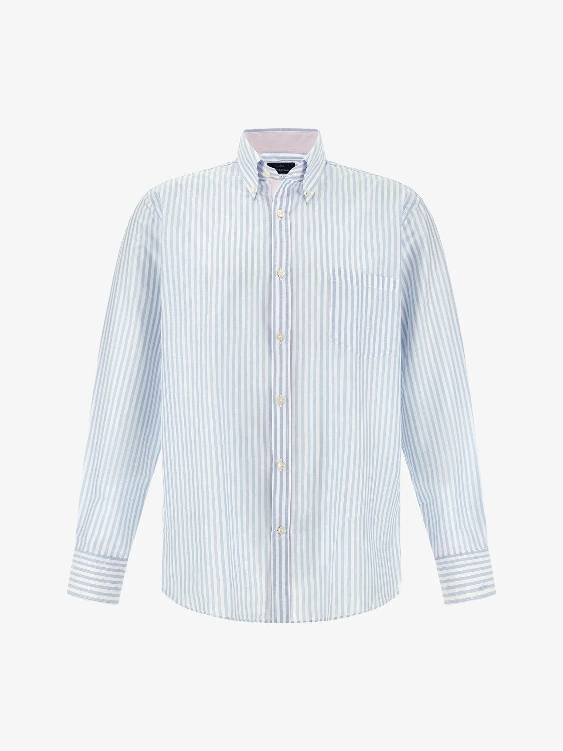 chemise-paul-shark-bleue-homme-26413088CF VC5-a-plat