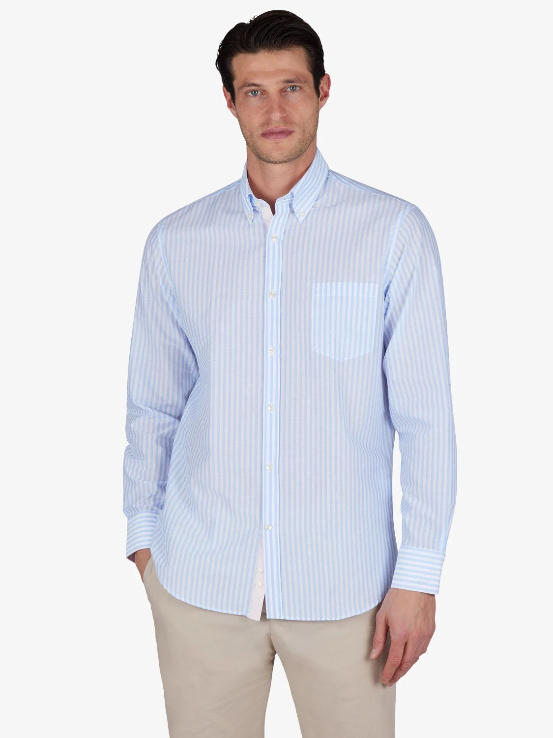 chemise-paul-shark-bleue-homme-26413088CF VC5-face