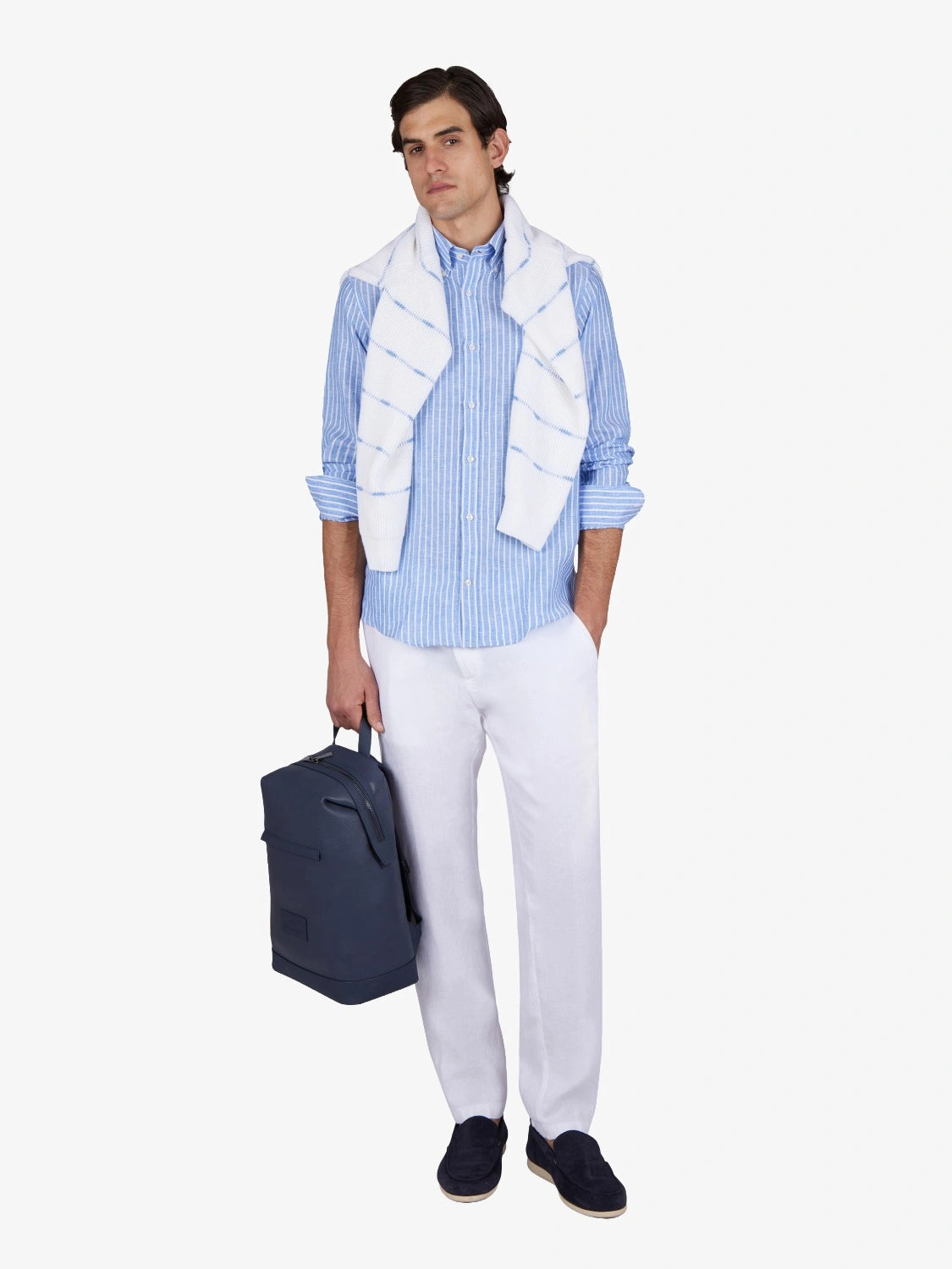 chemise-paul-shark-bleue-homme-26413164CF VA6-porte