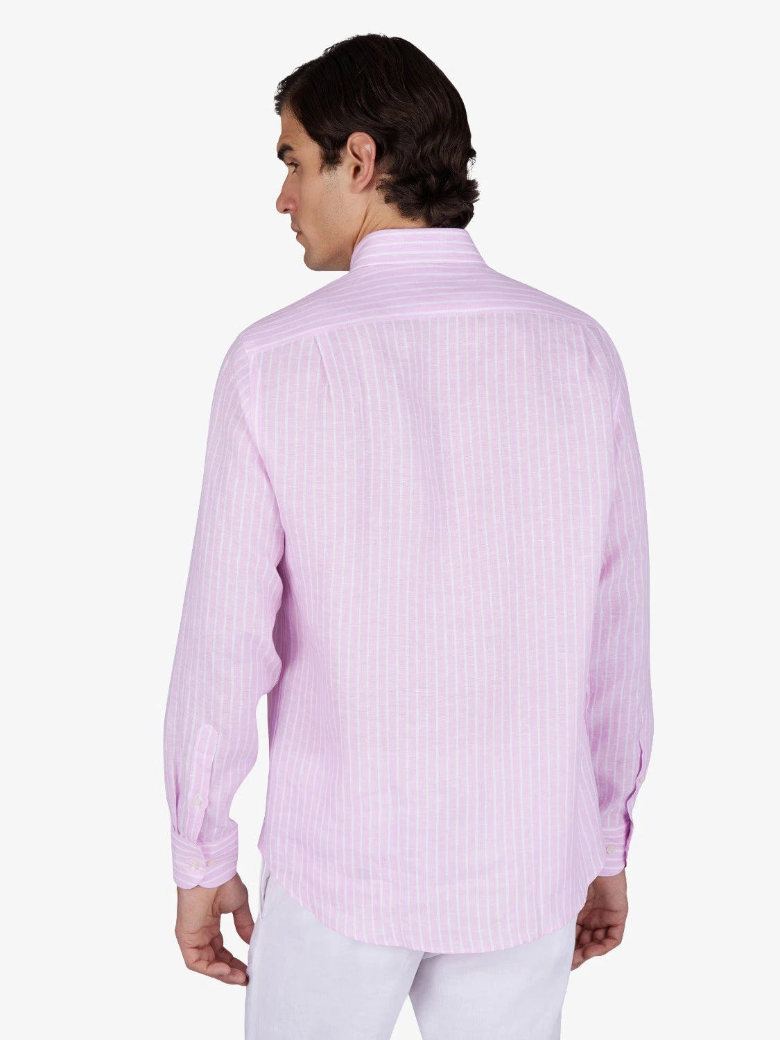 chemise-paul-shark-homme-rose-lin-26413164CF VA8-dos