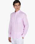 chemise-paul-shark-homme-rose-lin-26413164CF VA8-face