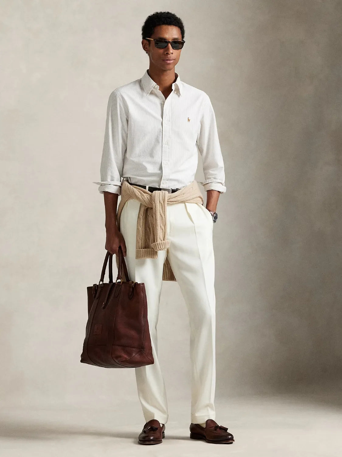 chemise-ralph-lauren-beige-710953710004-porte