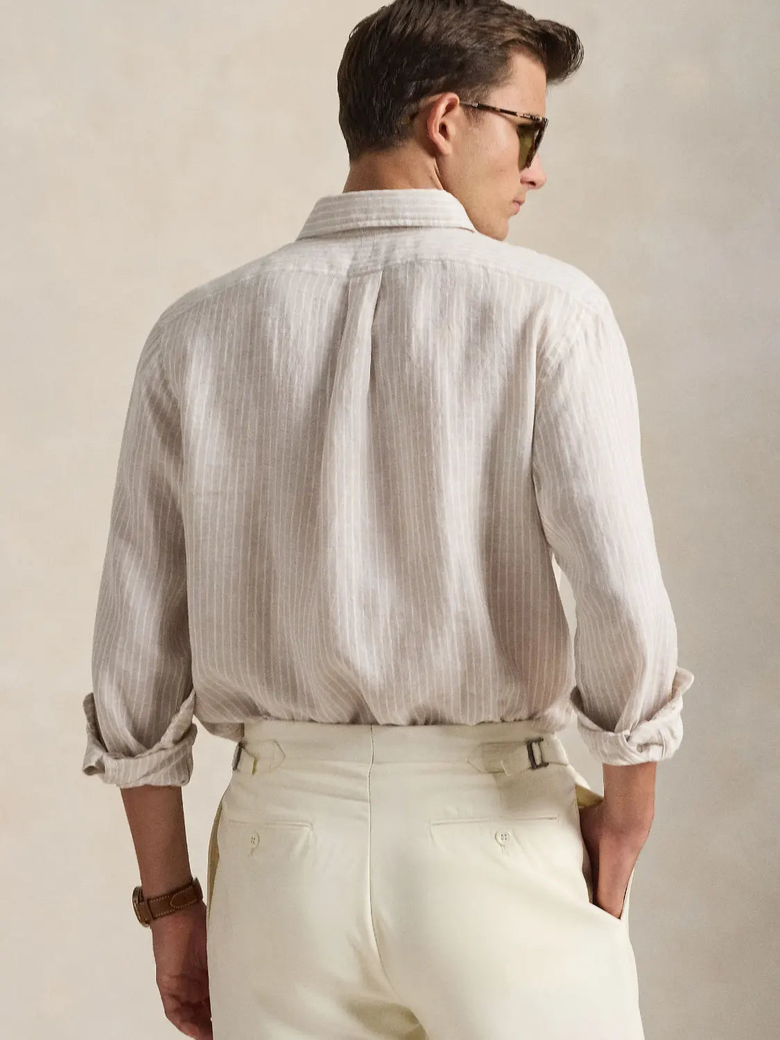 chemise-ralph-lauren-beige-dos-710b15594006