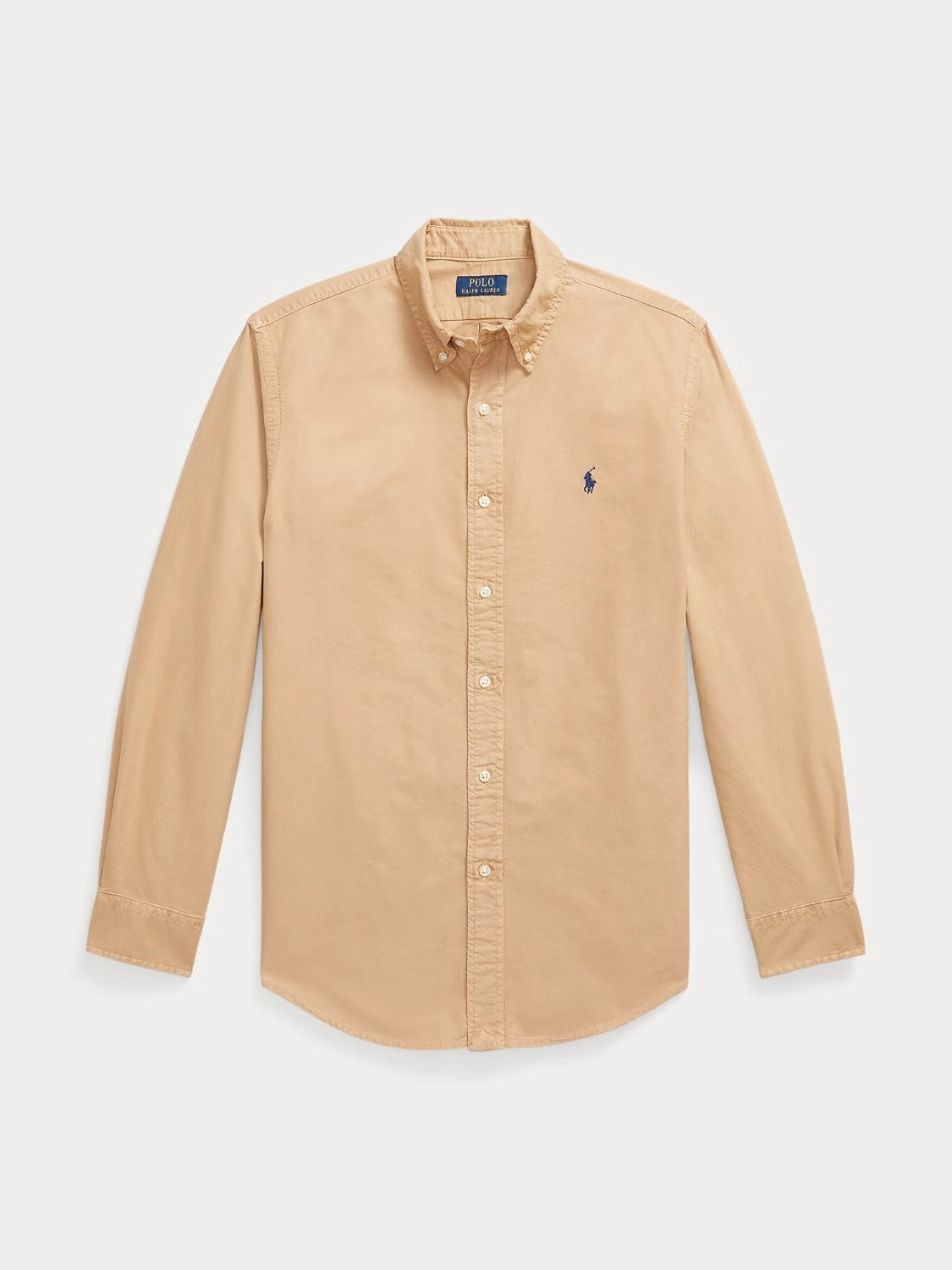 chemise-ralph-lauren-beige-homme-710805564525-a-plat