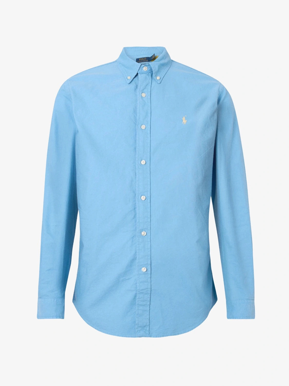 chemise-ralph-lauren-bleue-homme-face