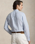 chemise-ralph-lauren-bleue-homme-lin-710B15594005-dos