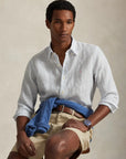 chemise-ralph-lauren-bleue-lin-homme-710B15594004-face-zoom