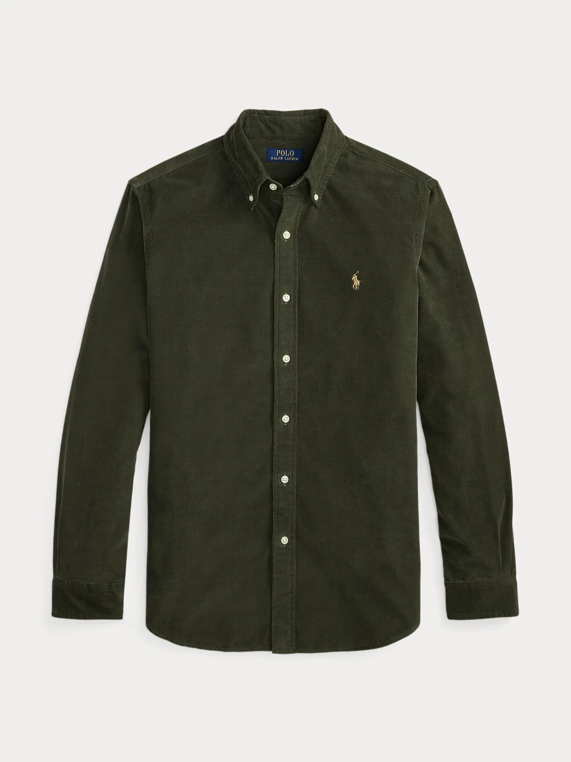 chemise-ralph-lauren-homme-kaki-710853123502-a-plat