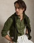 chemise-ralph-lauren-kaki-homme-lin-710966294513-zoom