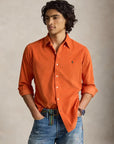 chemise-ralph-lauren-orange-velours-homme-710853123508-face