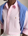 chemise-ralph-lauren-rayures-rose-homme-710B22593001-zoom
