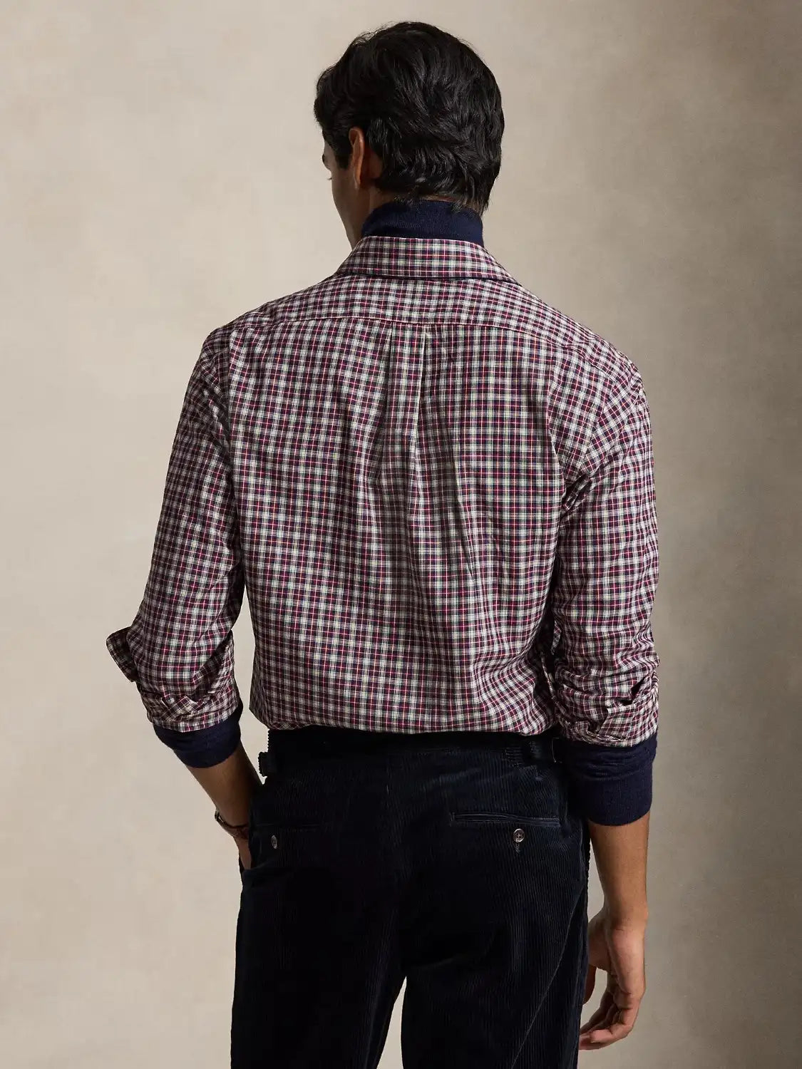 chemise-ralph-lauren-rouge-homme-710B30146001-dos