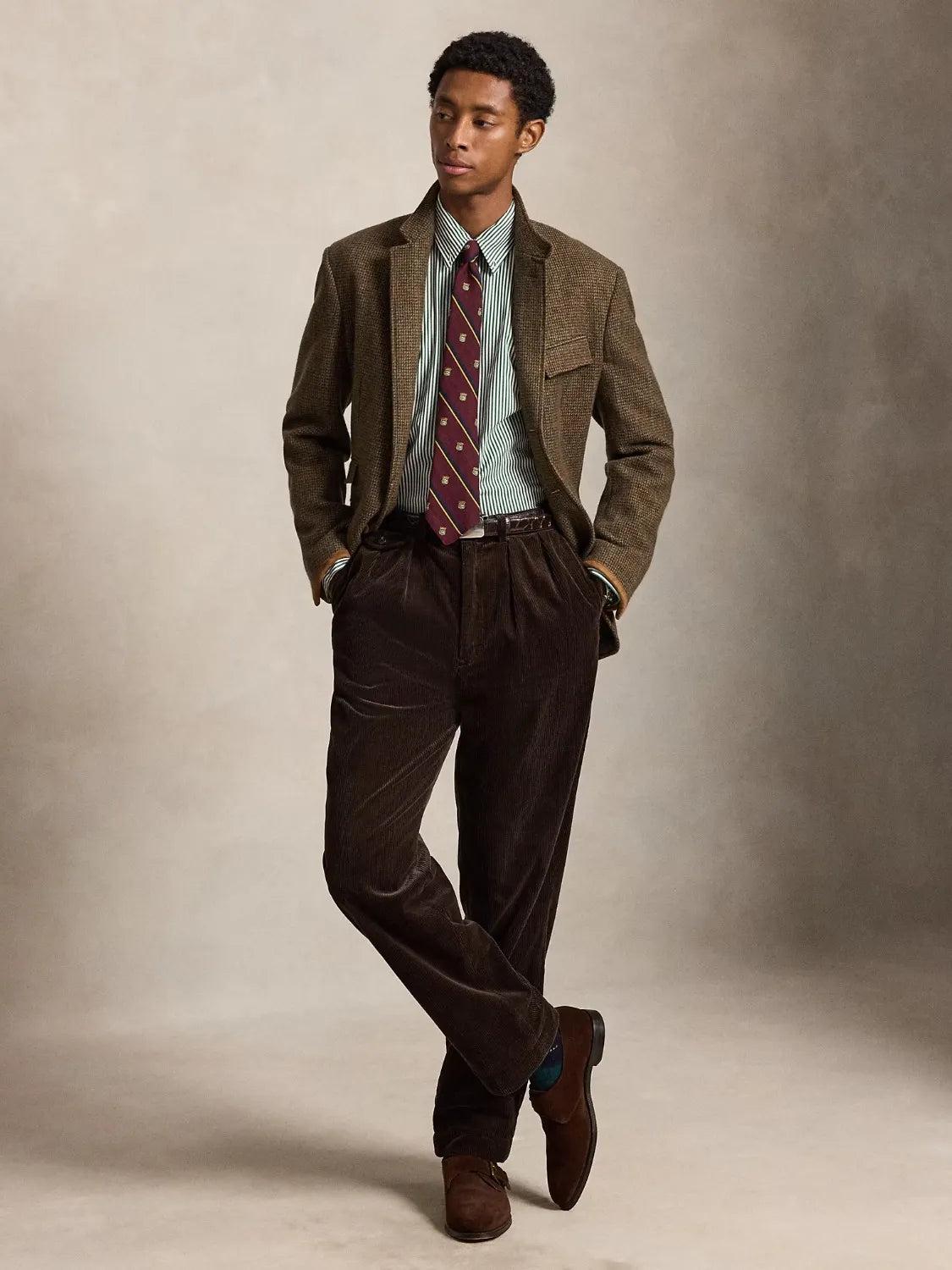 chemise-ralph-lauren-verte-homme-710929346509-porte