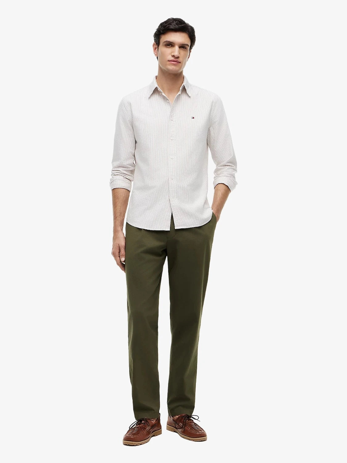 chemise-rayures-tommy-hilfger-beige-homme-MW0MW362380AA-porte