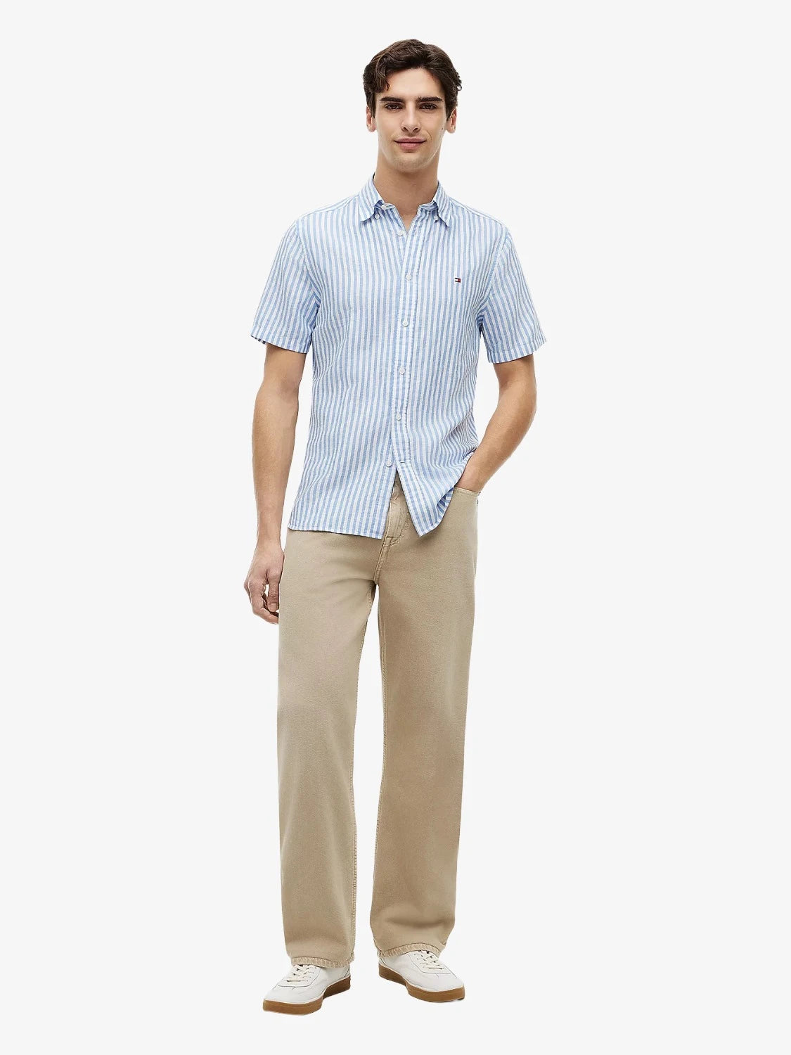 chemise-rayures-tommy-hilfiger-bleue-homme-MW0MW433130A4-porte