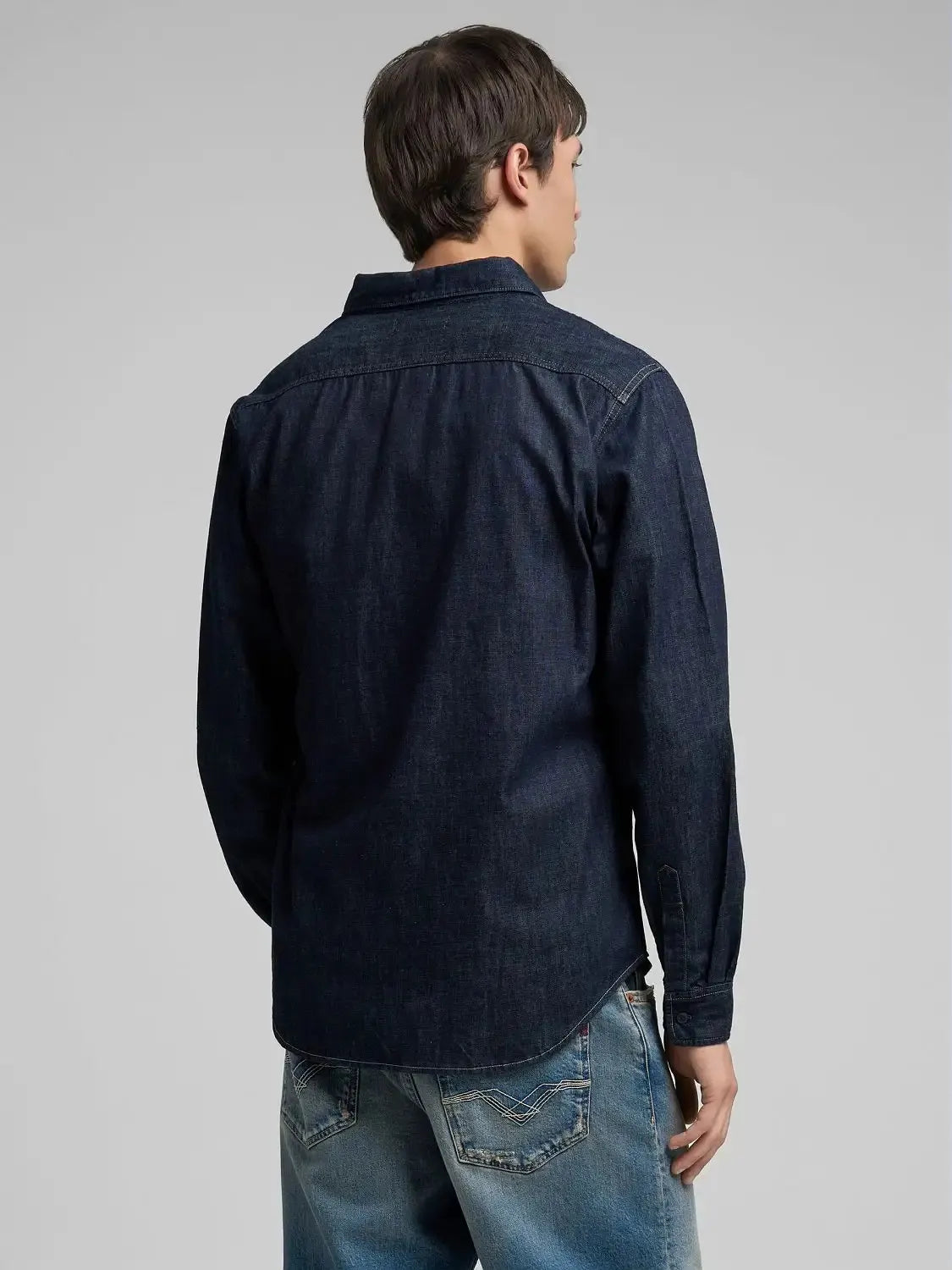 chemise-replay-jean-marine-homme-dos