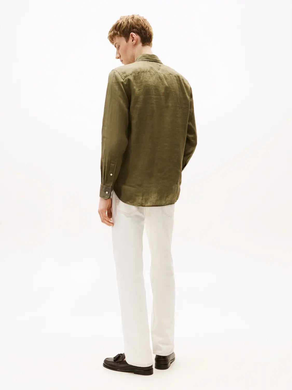 chemise-tommy-hifilger-homme-kaki-dos