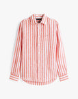 chemise-tommy-hifilger-homme-orange-a-plat