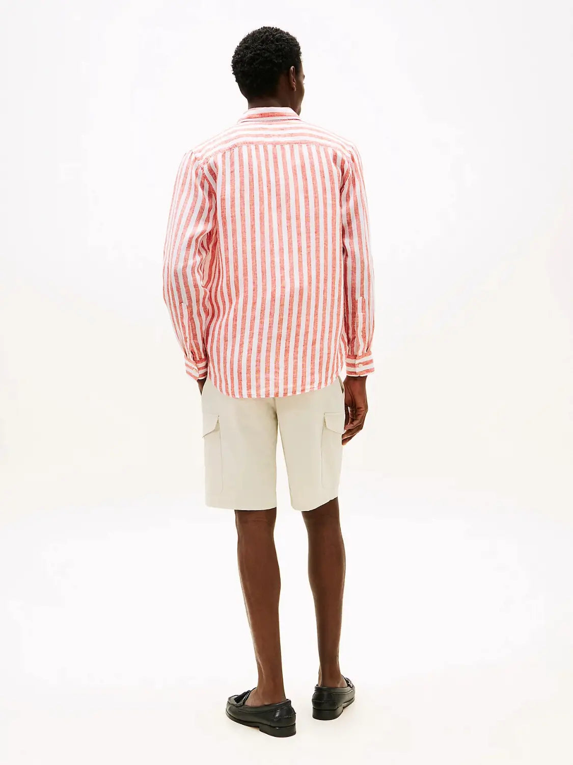 chemise-tommy-hifilger-homme-orange-dos