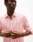 chemise-tommy-hifilger-homme-orange-zoom