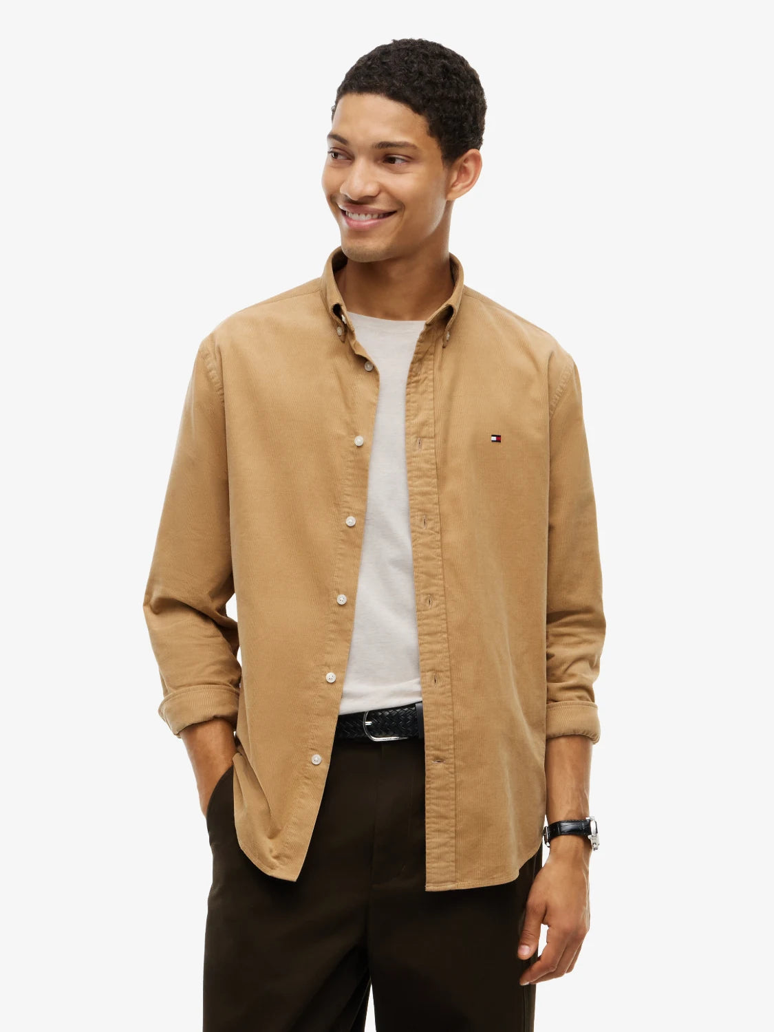 chemise-tommy-hilfiger-beige-face-mw0mw40486abs