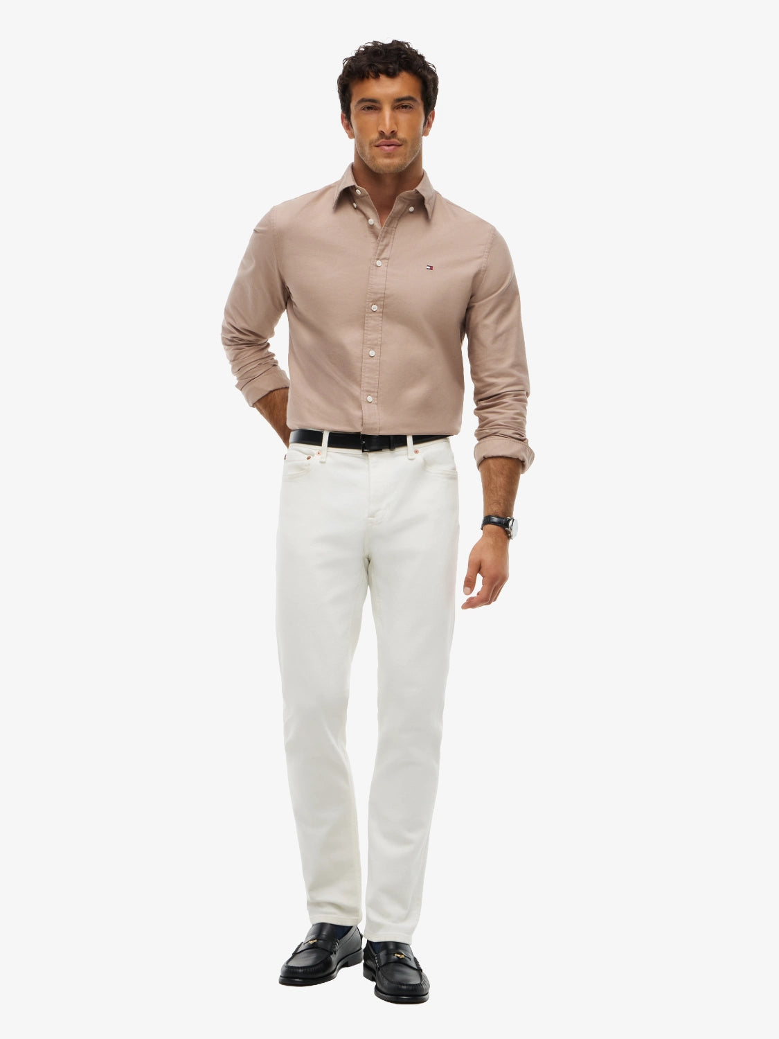 chemise-tommy-hilfiger-beige-porte-mw0mw357740f6
