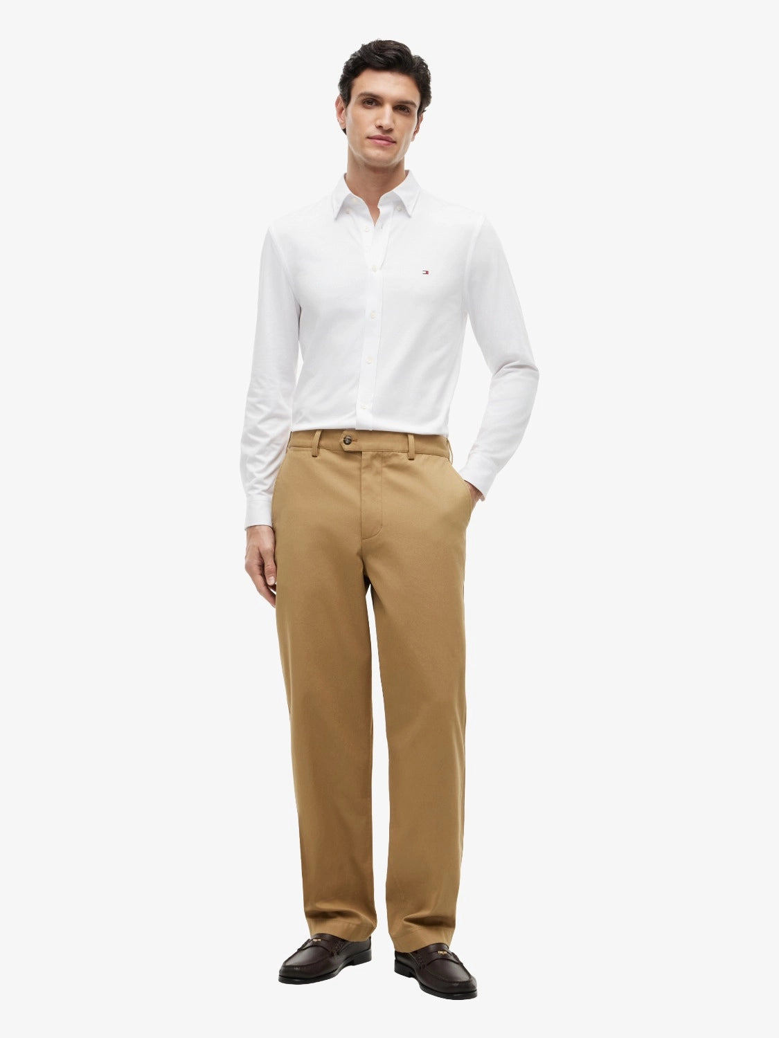 chemise-tommy-hilfiger-blanche-homme-MW0MW41059YBR