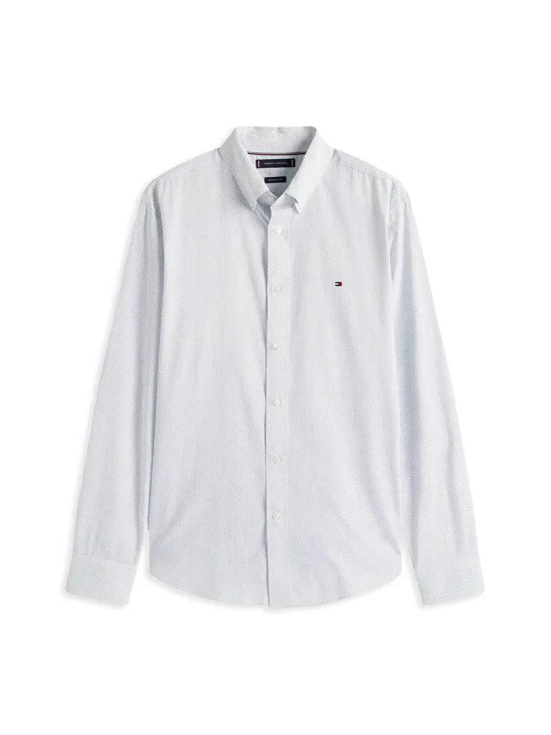 chemise-tommy-hilfiger-blanche-homme-a-plat