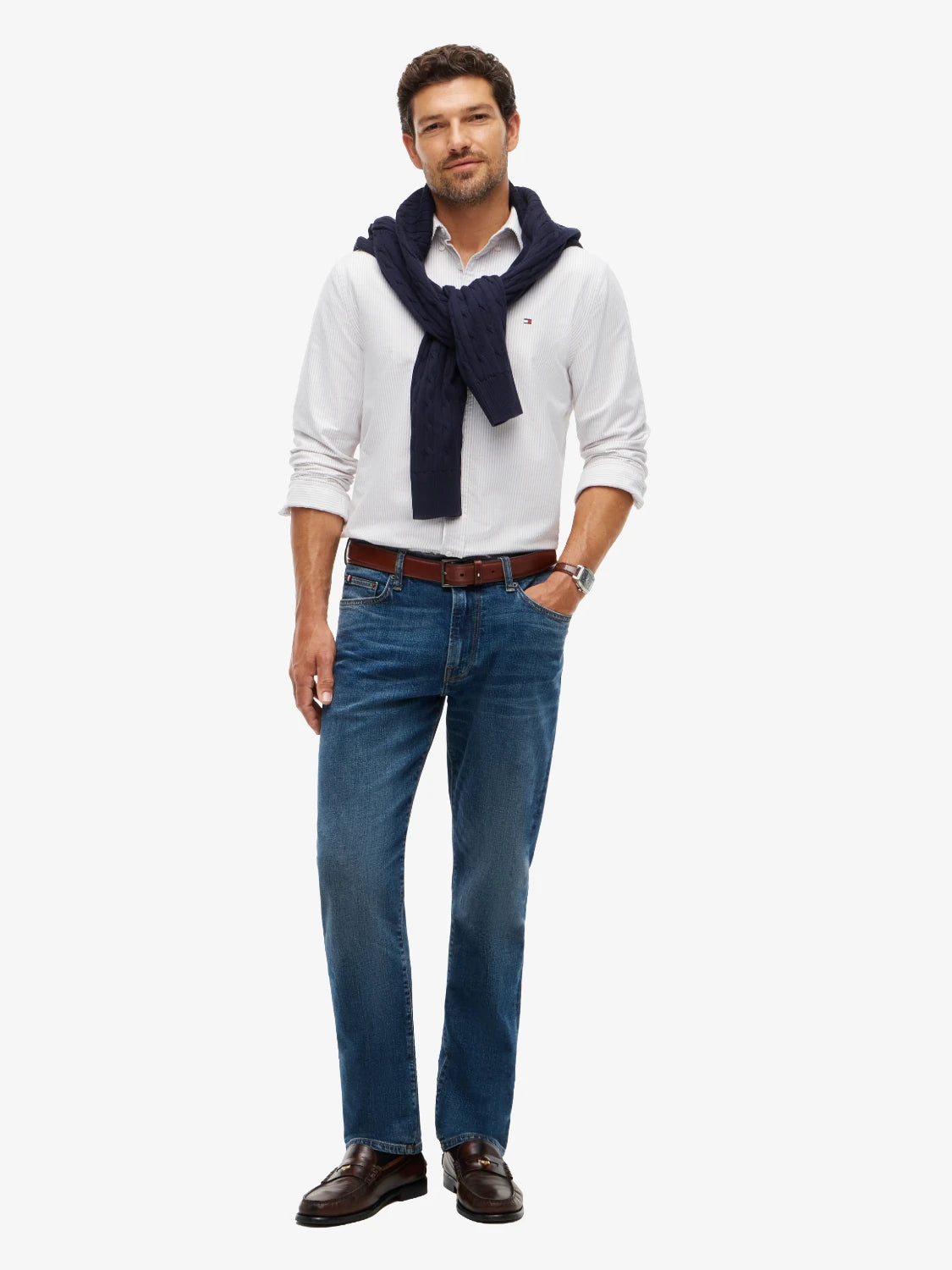 chemise-tommy-hilfiger-blanche-porte-mw0mw362380ab