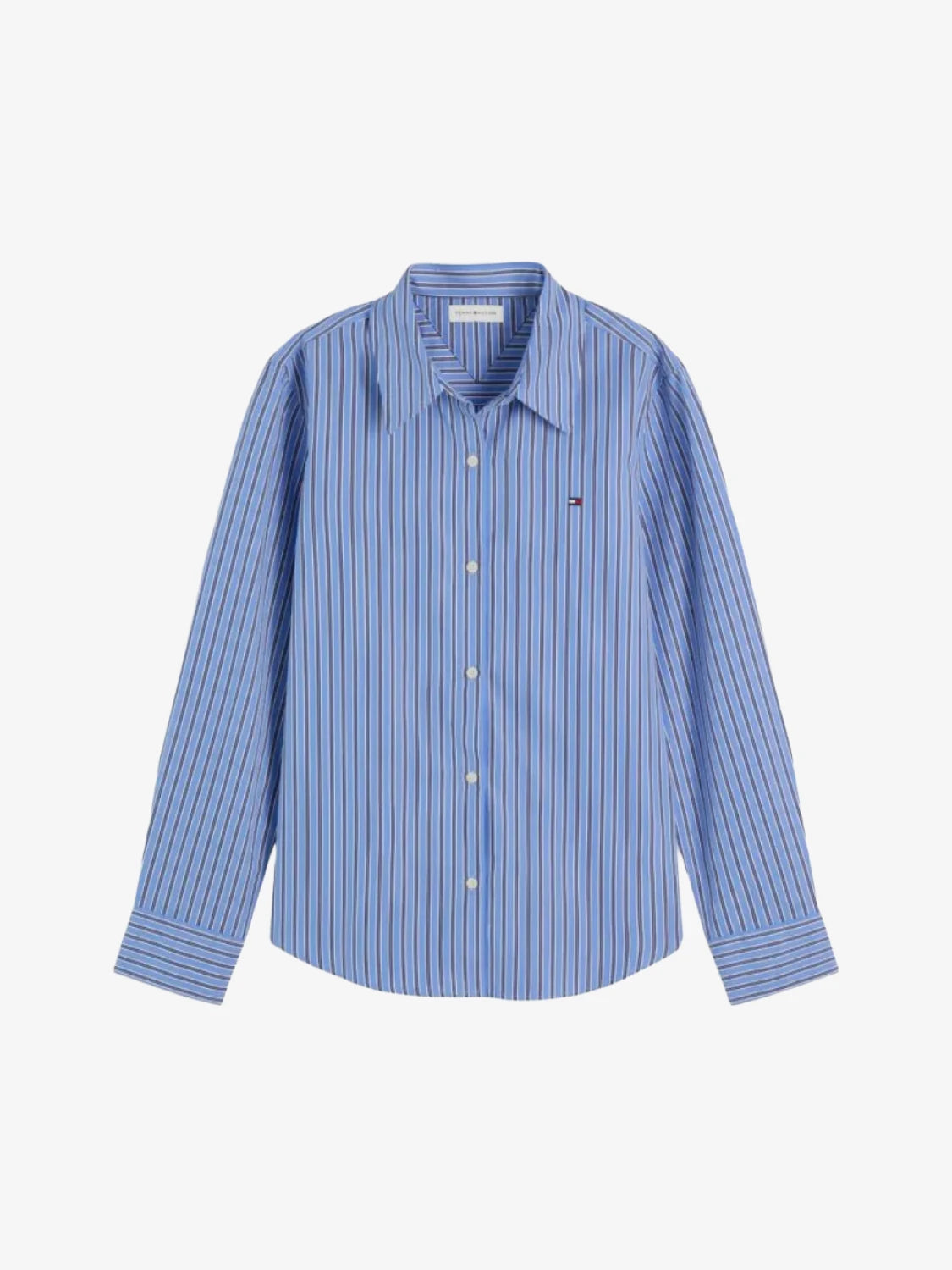 chemise-tommy-hilfiger-bleue-a-plat-ww0ww511550fa