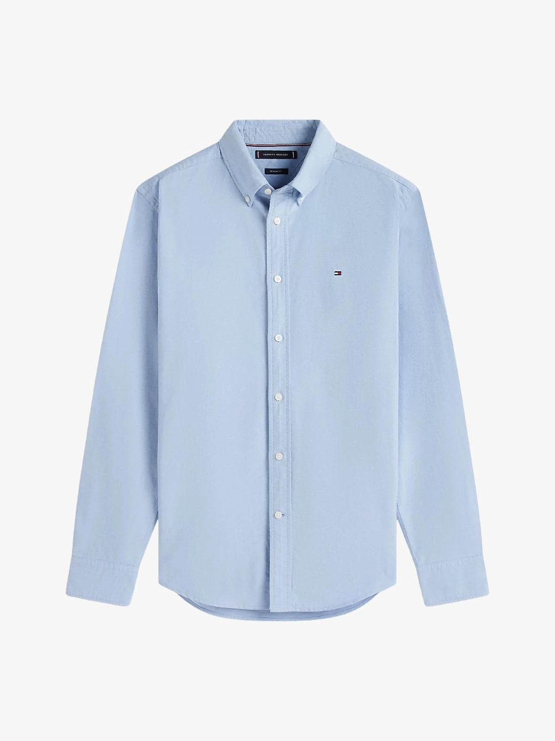 chemise-tommy-hilfiger-bleue-homme-MW0MW357740GZ-a-plat