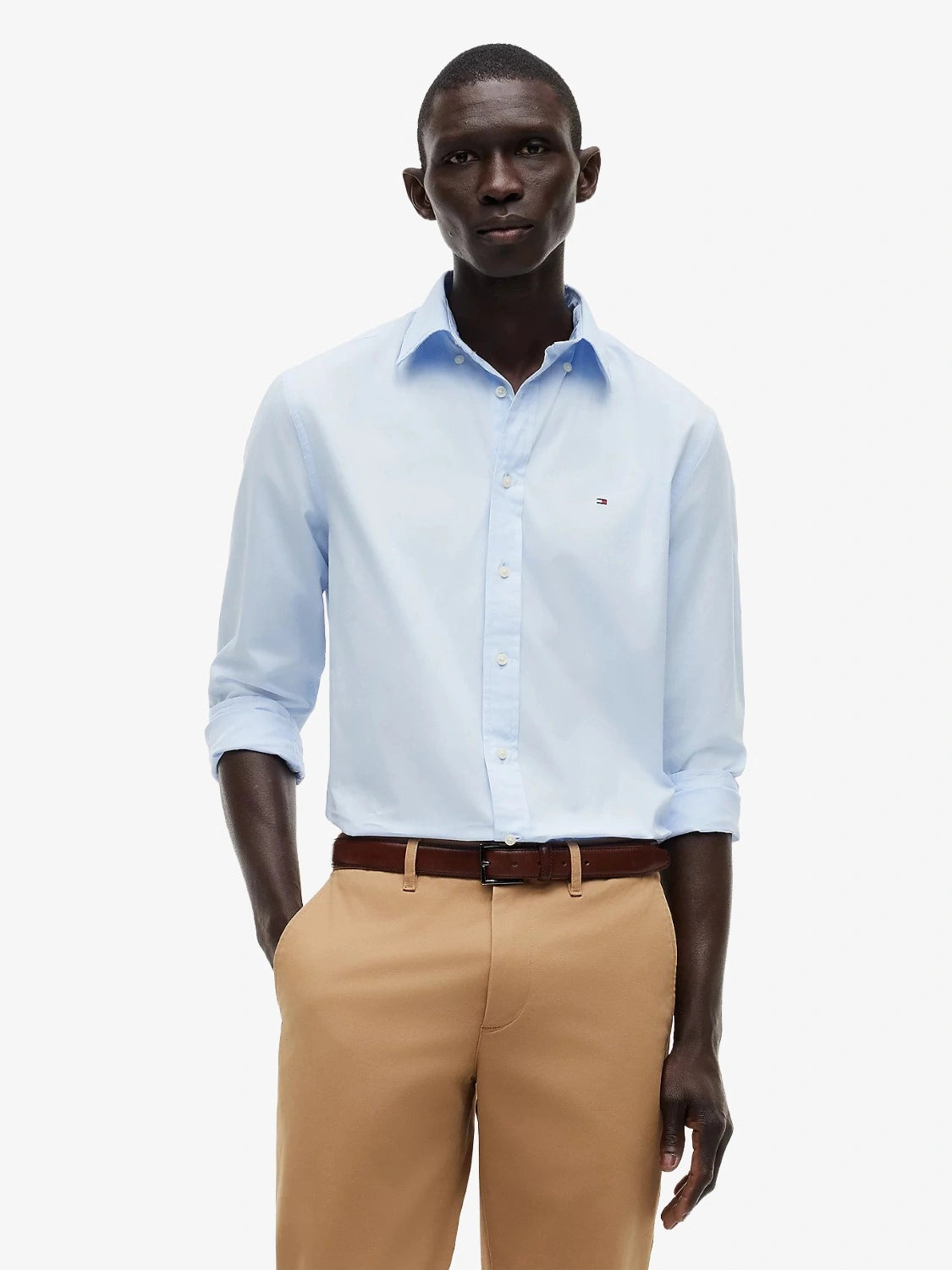 chemise-tommy-hilfiger-bleue-homme-MW0MW39988C3Q-face