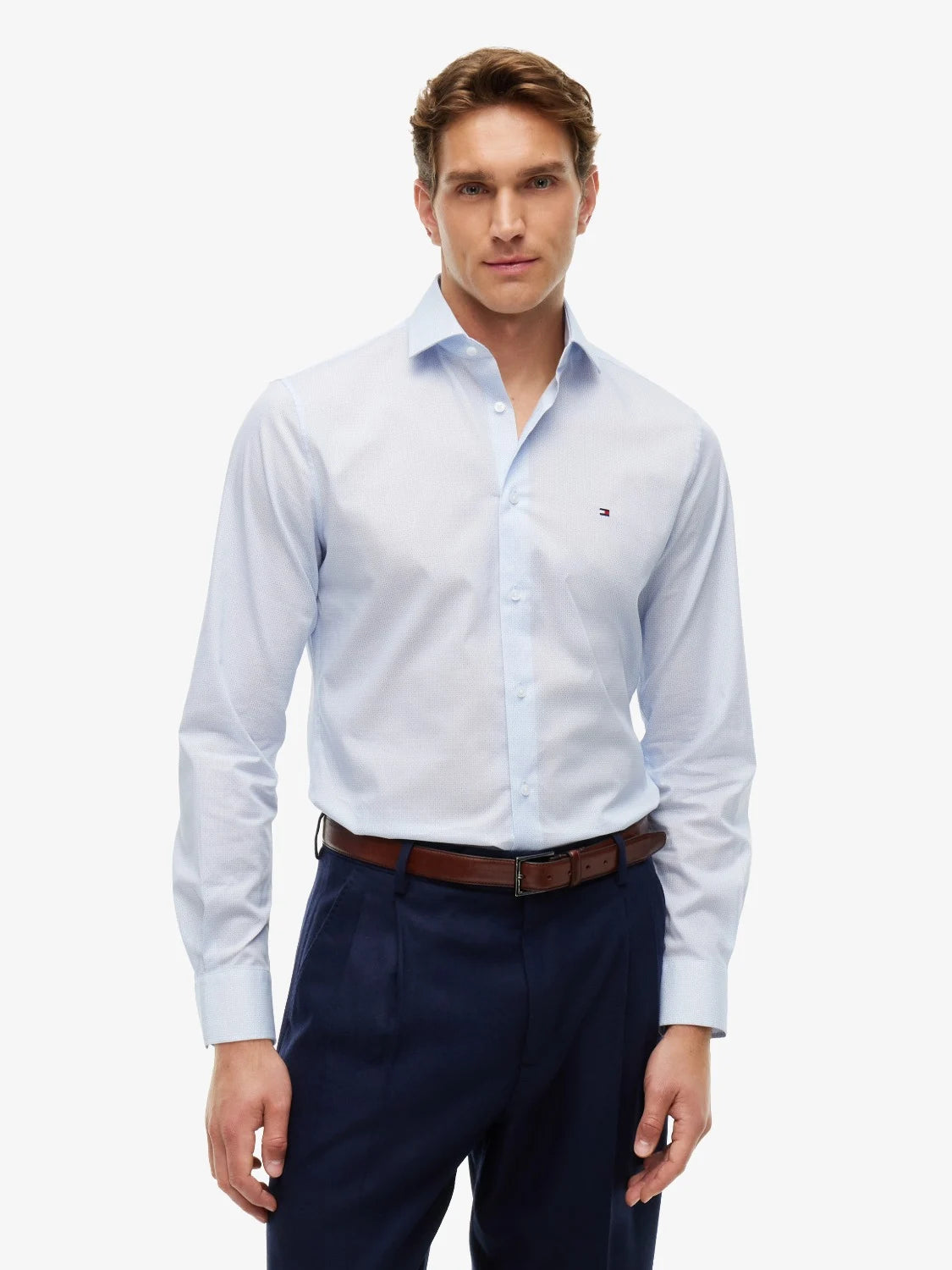 chemise-tommy-hilfiger-bleue-homme-MW0MW44711C3Q-face