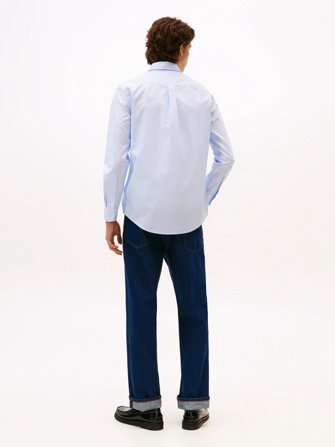 chemise-tommy-hilfiger-bleue-homme-dos 