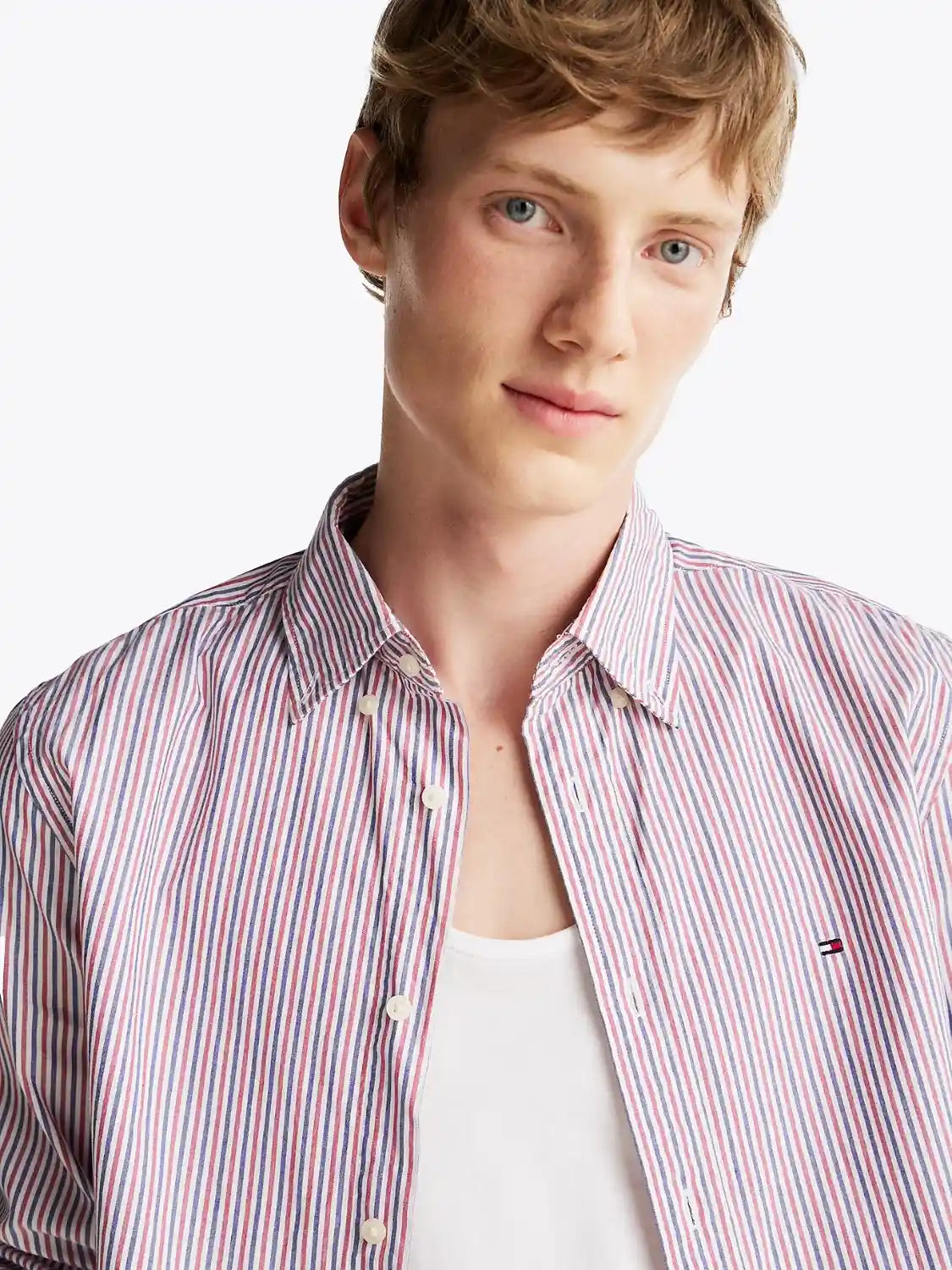 chemise-tommy-hilfiger-bordeaux-homme-zoom