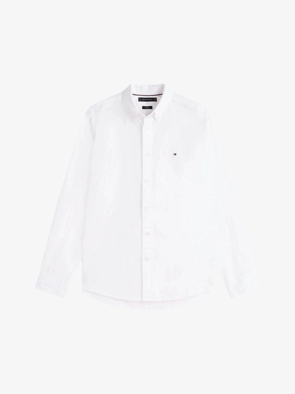chemise-tommy-hilfiger-homme-blanche-MW0MW39988YBR-a-plat
