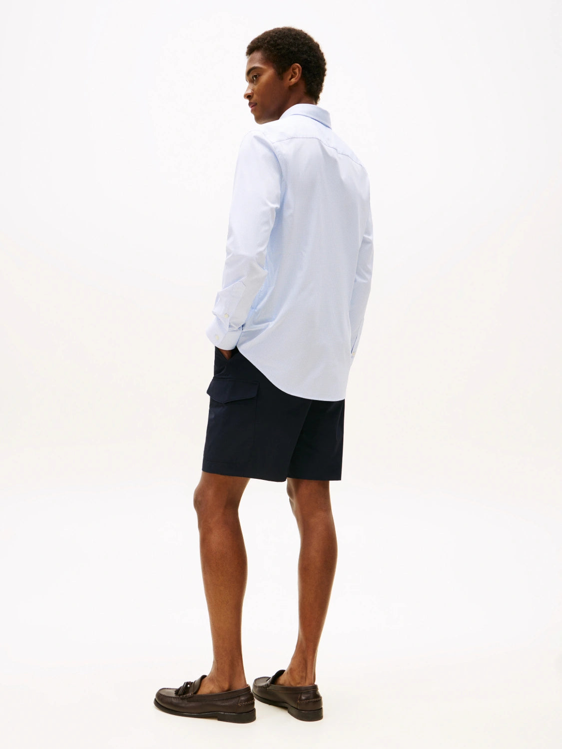 chemise-tommy-hilfiger-homme-bleue-dos