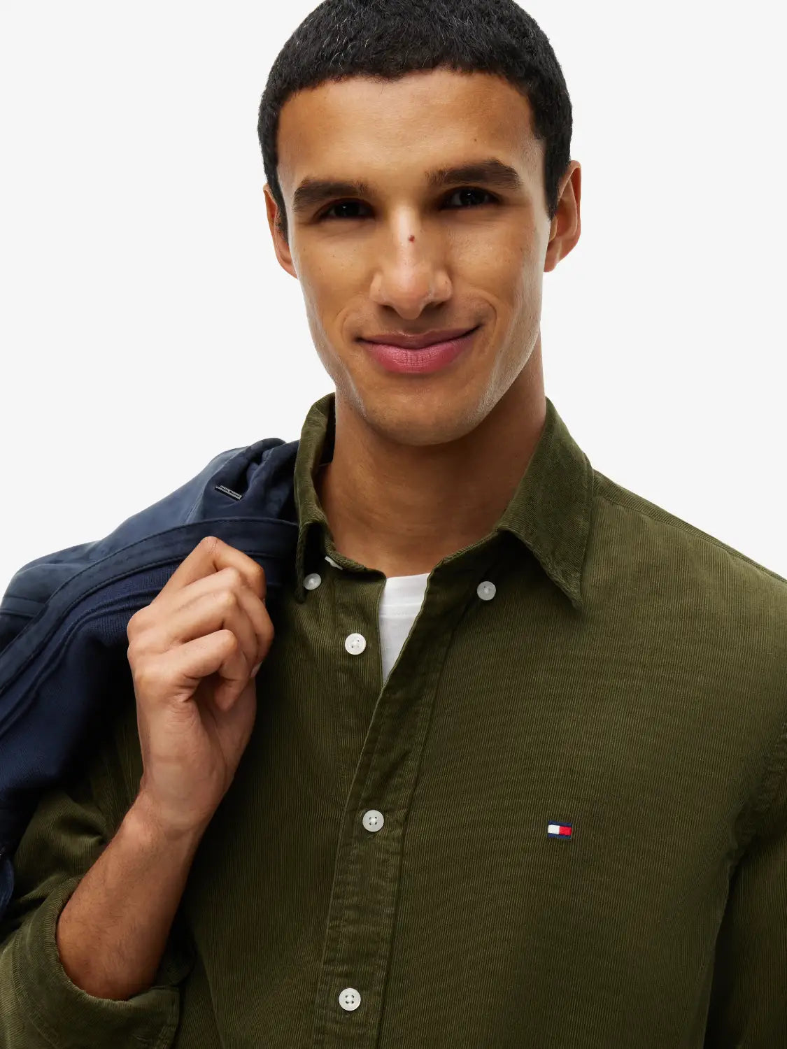 chemise-tommy-hilfiger-kaki-zoom-mw0mw40486mt1