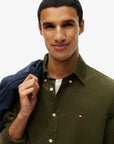 chemise-tommy-hilfiger-kaki-zoom-mw0mw40486mt1